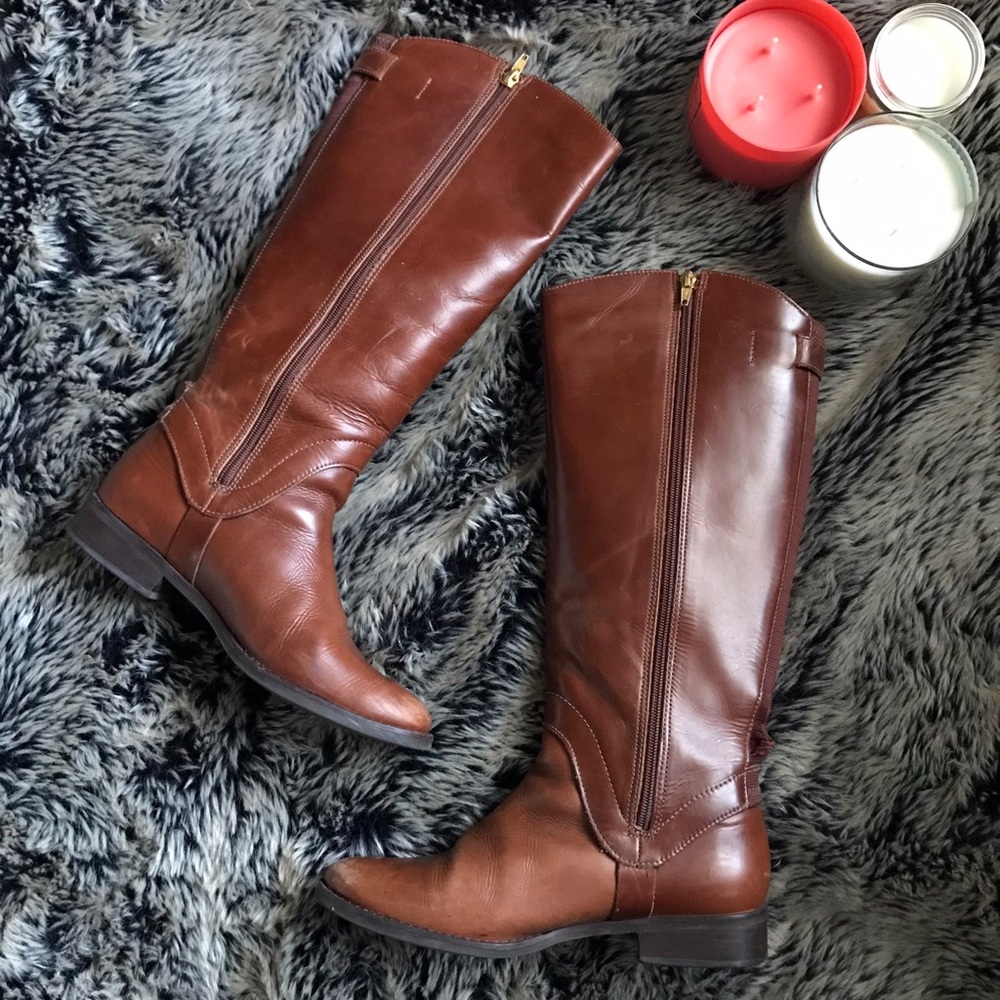 Steve Madden Sady Boots in Cognac - Picture 2 of 6